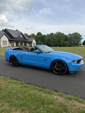 Blue 2011 Ford Mustang GT