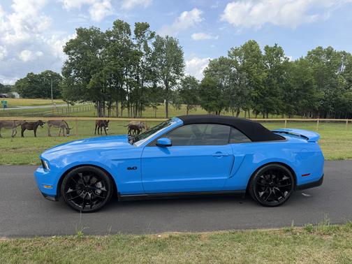 Blue 2011 Ford Mustang GT