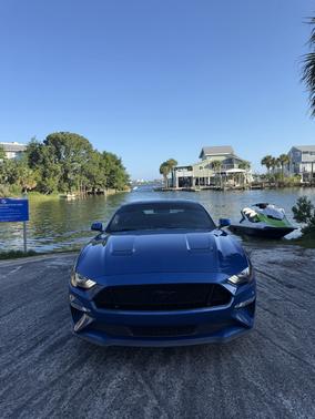 Blue 2018 Ford Mustang GT
