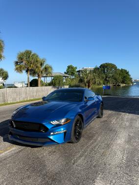Blue 2018 Ford Mustang GT