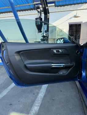 Blue 2018 Ford Mustang GT