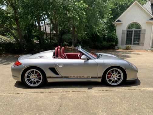 Silver 2011 Porsche Boxster Spyder