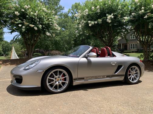 Silver 2011 Porsche Boxster Spyder