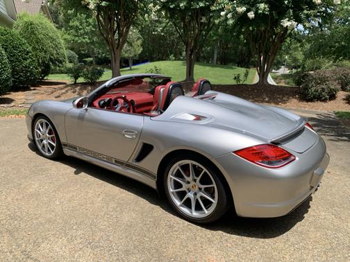 Silver 2011 Porsche Boxster Spyder
