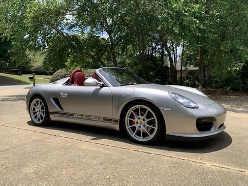 Silver 2011 Porsche Boxster Spyder