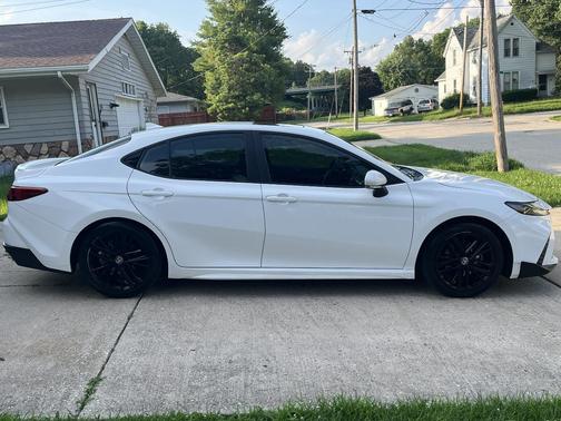 White 2025 Toyota Camry SE
