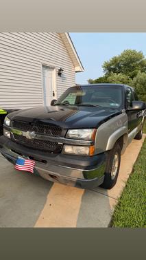 Black 2003 Chevrolet Silverado 1500 LS Extended Cab