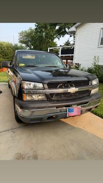 Black 2003 Chevrolet Silverado 1500 LS Extended Cab
