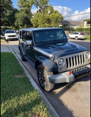 Gray 2017 Jeep Wrangler Unlimited Sahara