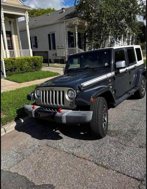 Gray 2017 Jeep Wrangler Unlimited Sahara