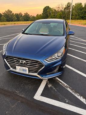Blue 2018 Hyundai SONATA SEL