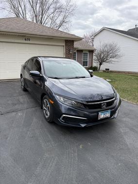 Blue 2019 Honda Civic LX