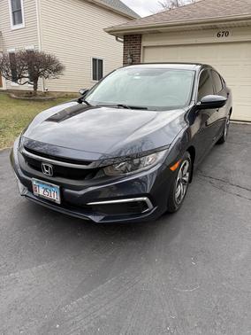 Blue 2019 Honda Civic LX