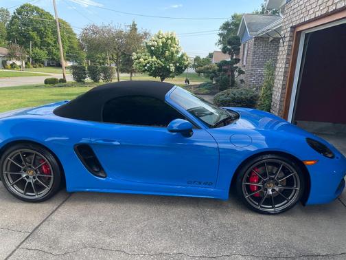 Blue 2023 Porsche 718 Boxster 718 Boxster GTS 4.0
