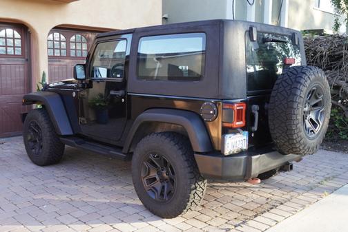 Black 2012 Jeep Wrangler Sport