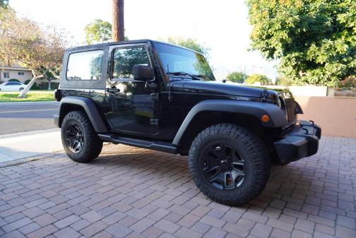 Black 2012 Jeep Wrangler Sport