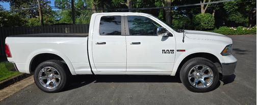 White 2015 RAM 1500 Laramie