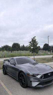 Gray 2022 Ford Mustang EcoBoost Premium