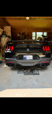 Black 2024 Ford Mustang Dark Horse