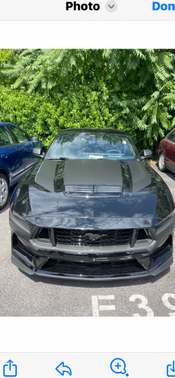 Black 2024 Ford Mustang Dark Horse