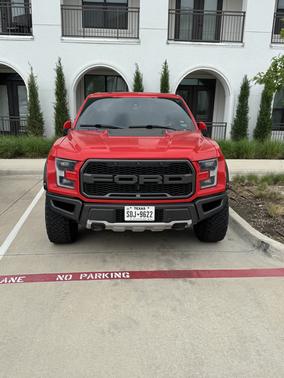 Red 2018 Ford F-150 Raptor