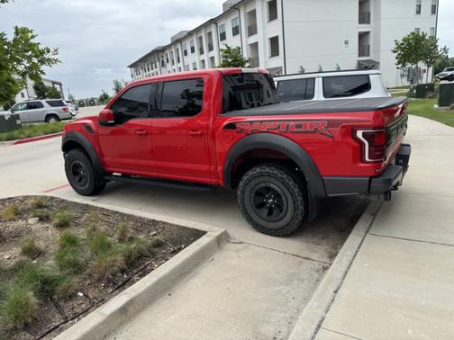 Red 2018 Ford F-150 Raptor