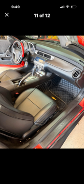 Orange 2012 Chevrolet Camaro 1LT