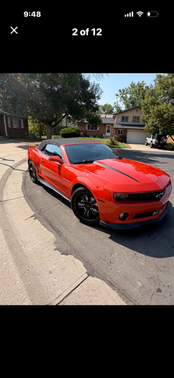 Orange 2012 Chevrolet Camaro 1LT