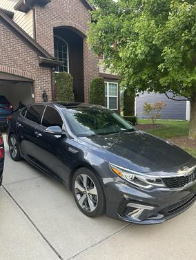 Gray 2019 Kia Optima S