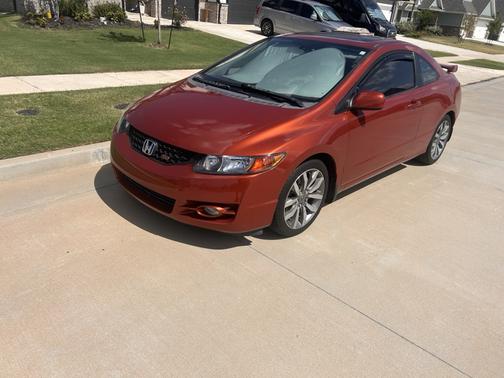 Orange 2009 Honda Civic Si