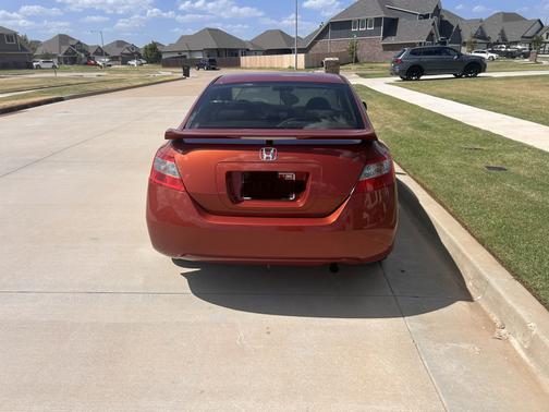 Orange 2009 Honda Civic Si