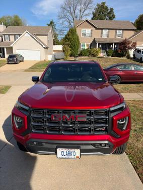 Red 2024 GMC Canyon AT4
