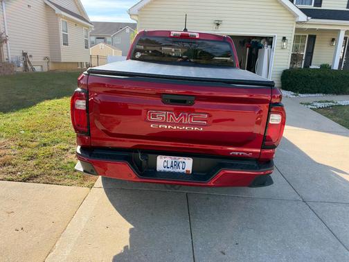 Red 2024 GMC Canyon AT4