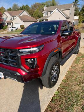 Red 2024 GMC Canyon AT4