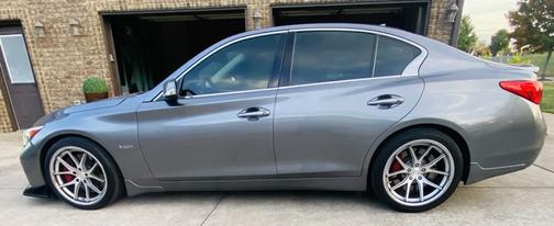 Gray 2017 INFINITI Q50 3.0t Red Sport 400