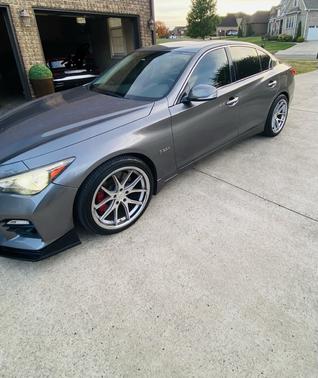 Gray 2017 INFINITI Q50 3.0t Red Sport 400