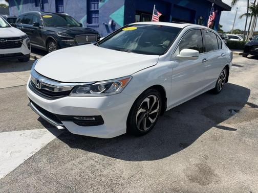 White 2017 Honda Accord Sport