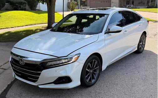 White 2021 Honda Accord EX-L 1.5T
