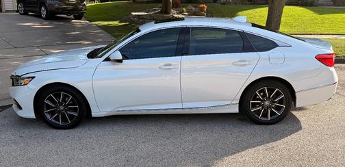 White 2021 Honda Accord EX-L 1.5T