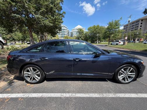 Blue 2021 Audi A6 45 Sport Premium