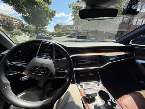 Blue 2021 Audi A6 45 Sport Premium