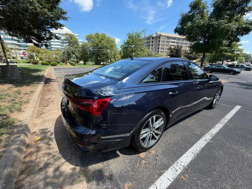 Blue 2021 Audi A6 45 Sport Premium