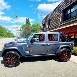 Gray 2019 Jeep Wrangler Unlimited Sport S