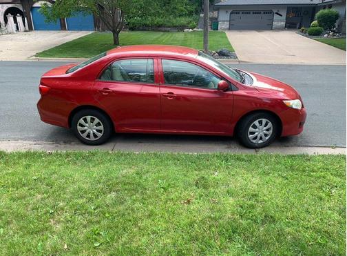 Red 2010 Toyota Corolla LE