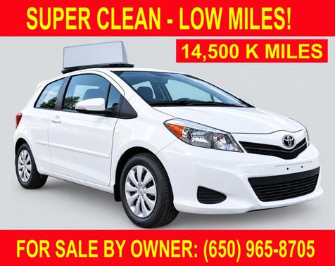 White 2014 Toyota Yaris LE