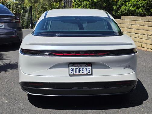White 2025 Lucid Air Pure
