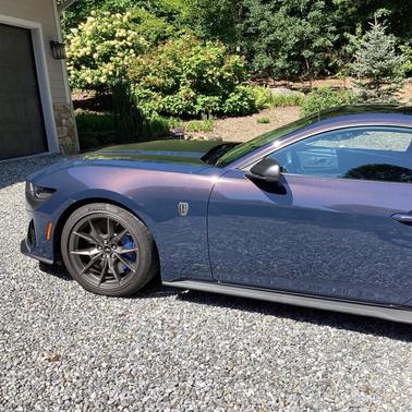 Blue 2024 Ford Mustang Dark Horse