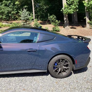 Blue 2024 Ford Mustang Dark Horse