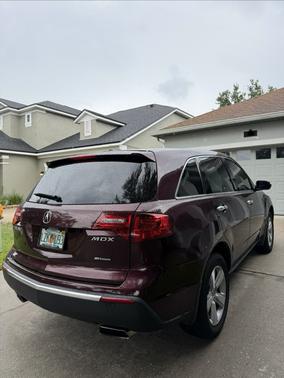 Red 2011 Acura MDX 3.7L