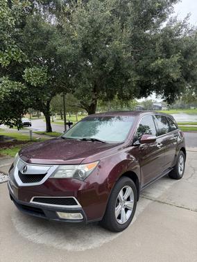 Red 2011 Acura MDX 3.7L